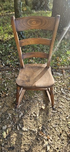 Antique wooden rocking chair - wooden,