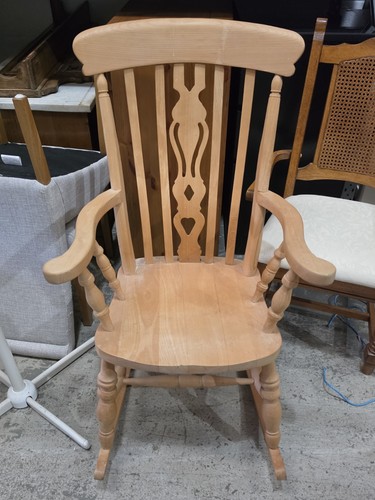 Vintage beech rocking - vintage,