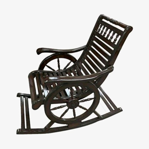 Wooden rocking chair brown - rocking,