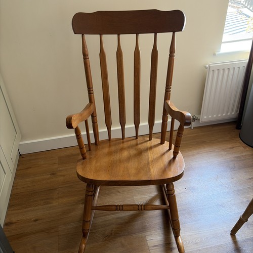 Wooden rocking chair - wooden,