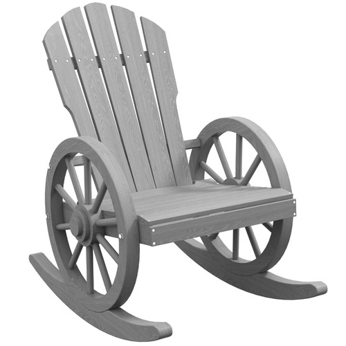 Wooden adirondack rocking - adirondack,