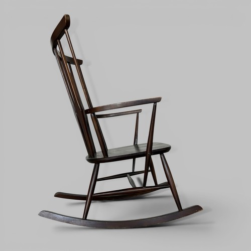 Mid century wooden rocking - mid,