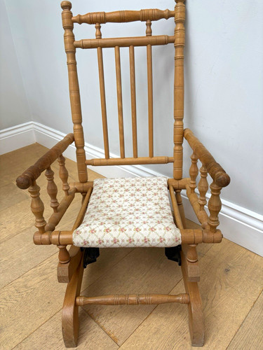 Nursery child wooden - wooden, rocker