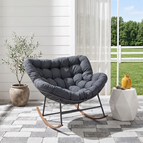 Cushioned nest rocking chair - cushioned,
