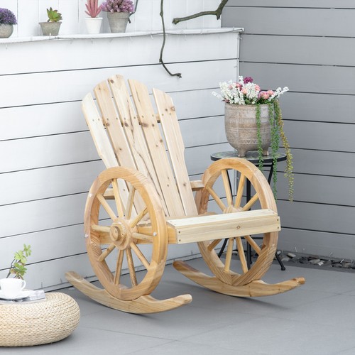 Wooden adirondack rocking - adirondack,