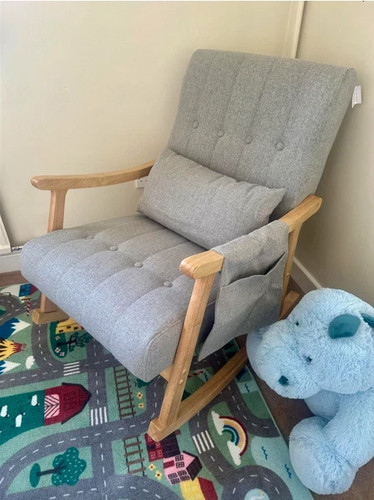 Wooden rocking chair - wooden,