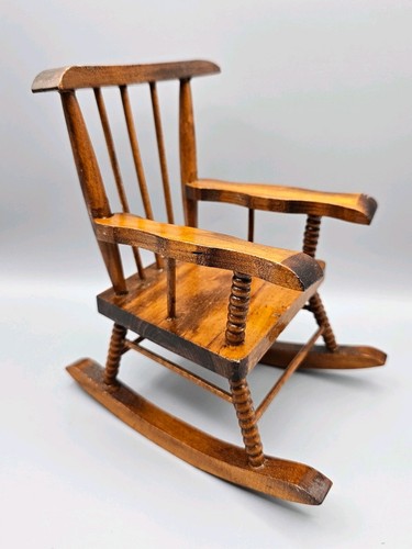 Vintage wooden rocking chair - vintage,
