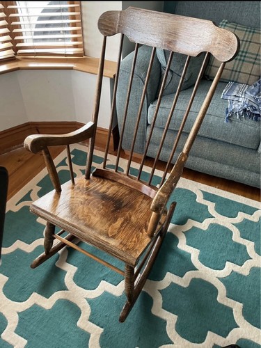 Vintage wooden rocking - vintage, chair