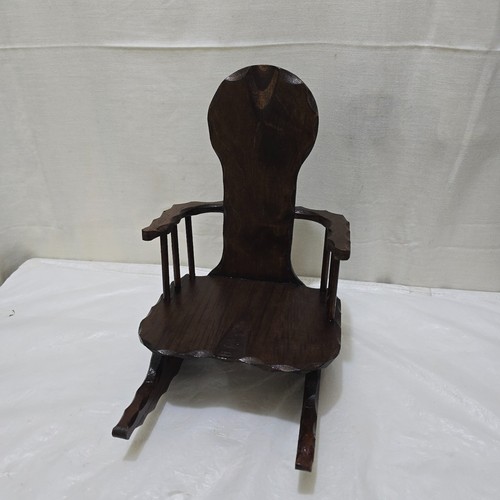 Vintage wooden rocking chair - rocking,