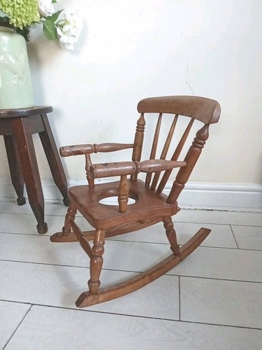 Child wooden rocking chair - child’s,