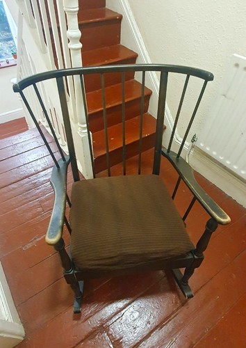 Wooden rocking chair - wooden,