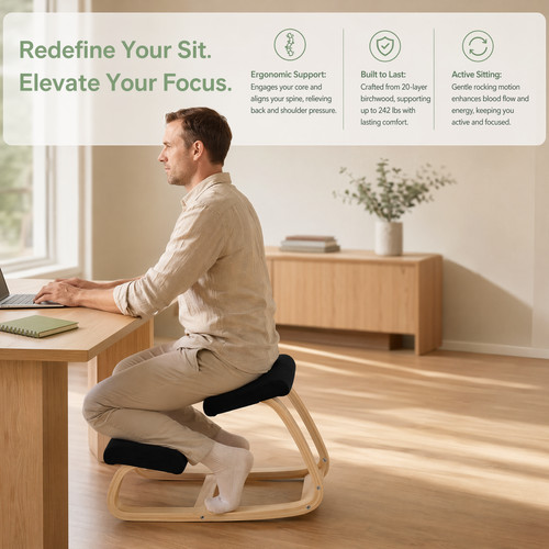 Ergonomic kneeling chair - kneeling,