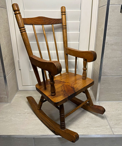 Wooden rocking chair brown - rocking,