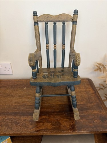 Vintage miniature wooden - miniature,