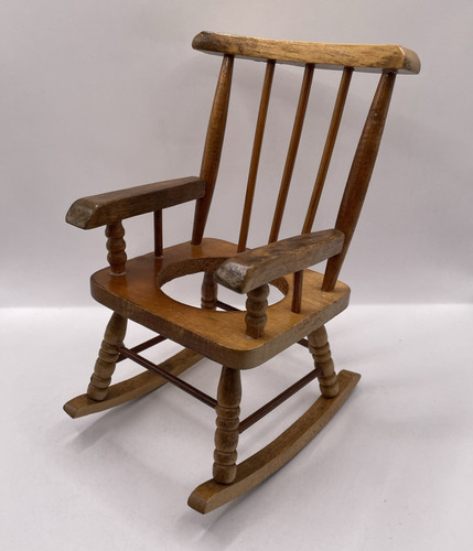 Vintage mini wooden rocking - vintage,