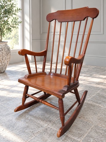 Traditional wooden rocking - traditional,