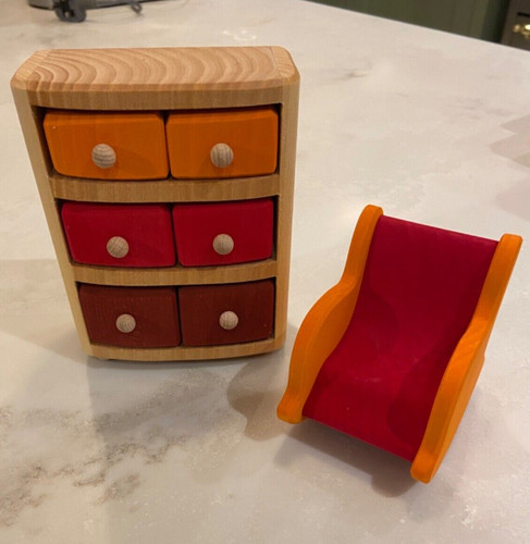 Rare grimm wooden dollhouse - rare,