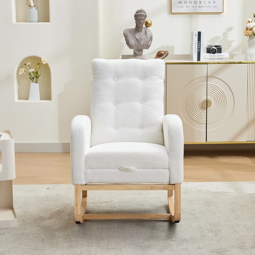 Nursing rocking chair with - rocking,