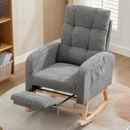 Grey nursery rocking - grey, chair