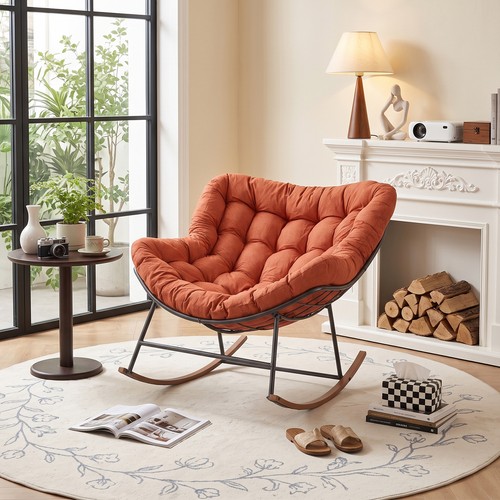 Cushioned nest rocking chair - nest,