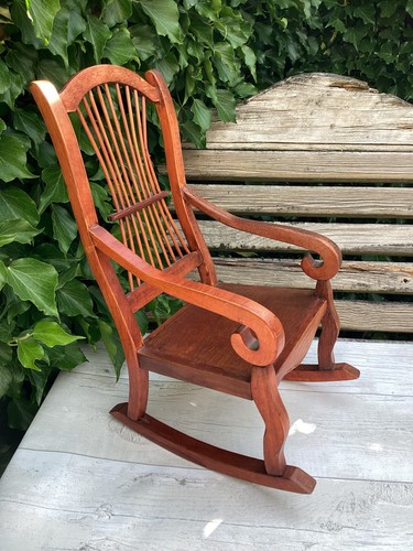 One vintage large wooden - one,