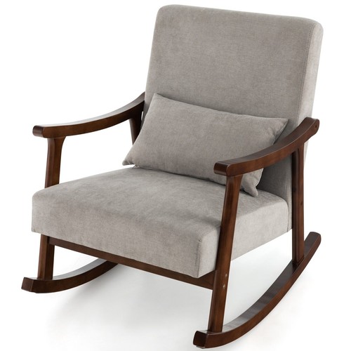 Wooden rocking accent chair - rocking,