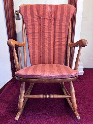 High back wooden - , chair