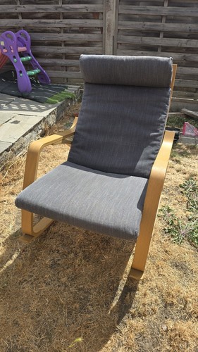 Xlight wood rocking chair - 1,